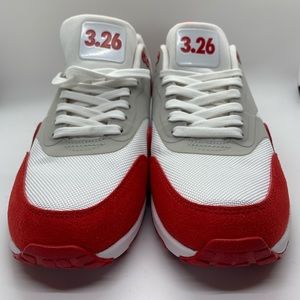 Nike Womens Air Max 1 Ultra 2.0 LE “White Red” Size 8. Brand new.